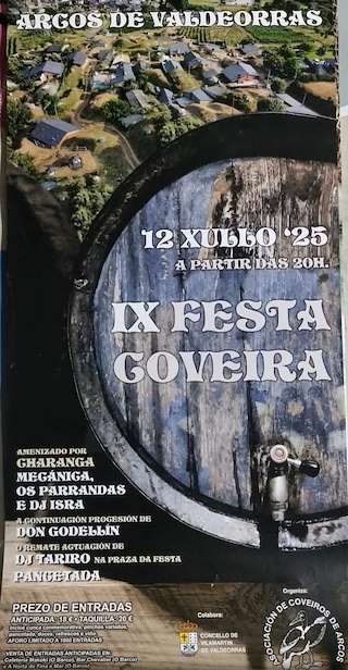 Fechas, información, programa, cartel, imágenes, mapa y ubicación de IX Festa Coveira  en  Vilamartín de Valdeorras