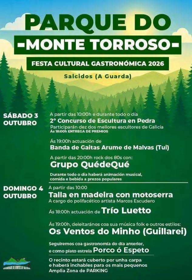 Festa Cutural Gastrómica no Torroso (2026) en A Guarda