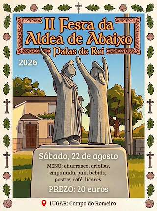 Fechas, información, programa, cartel, imágenes, mapa y ubicación de II Festa da Aldea de Abaixo (2026)  en  Palas de Rei