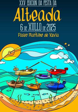 Fechas, información, programa, cartel, imágenes, mapa y ubicación de XXV Festa da Alteada  en  Narón