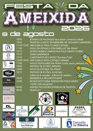 Fechas, información, programa, cartel, imágenes, mapa y ubicación de Festa da Ameixida (2026)  en  Ribeira