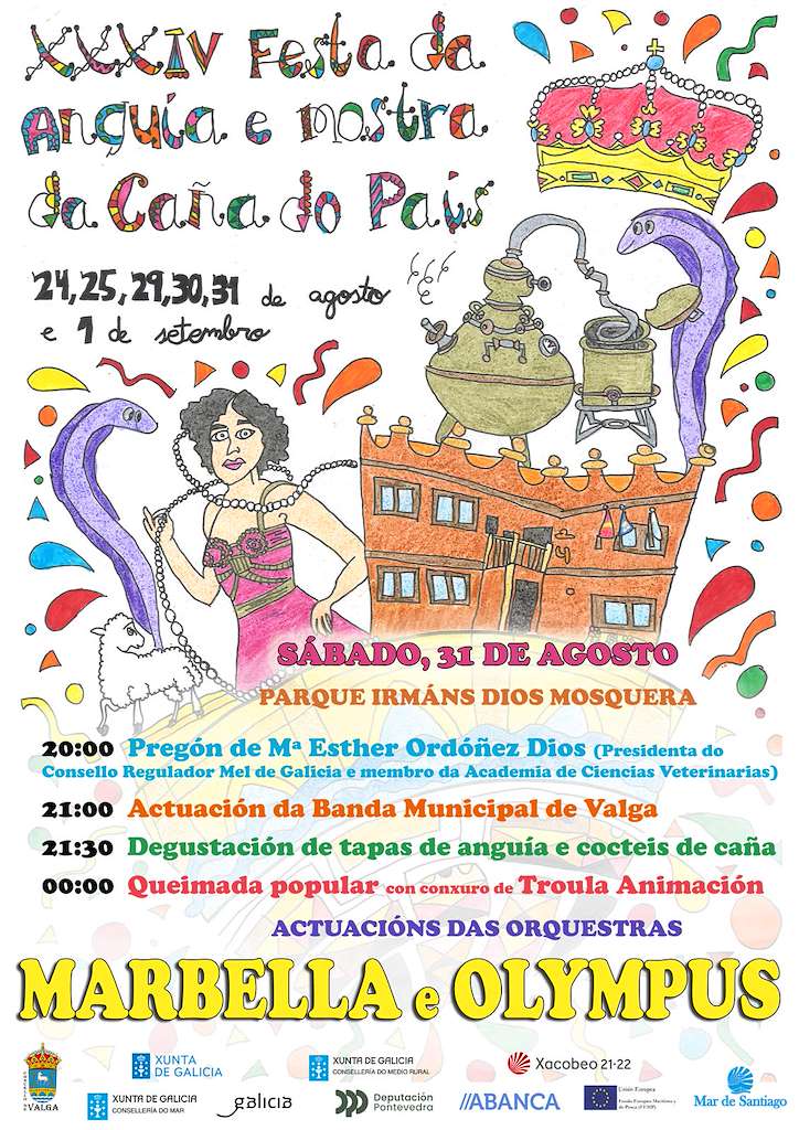XXXIV Festa da Anguía e Mostra da Caña do País en Valga