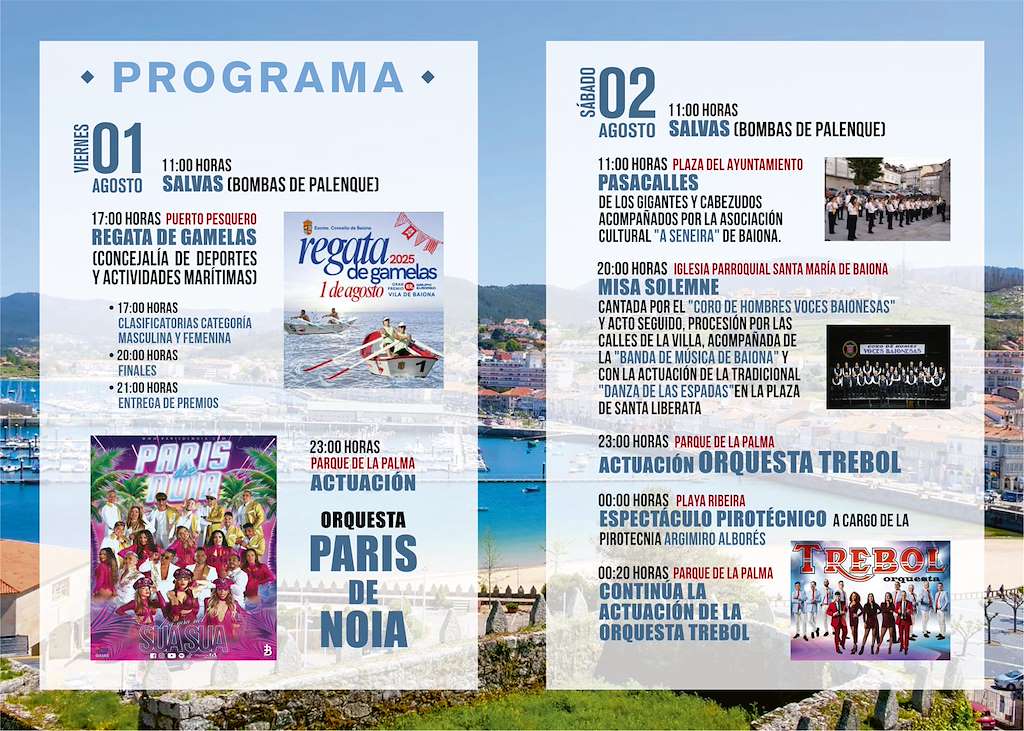 Festa da Anunciada (2025) en Baiona