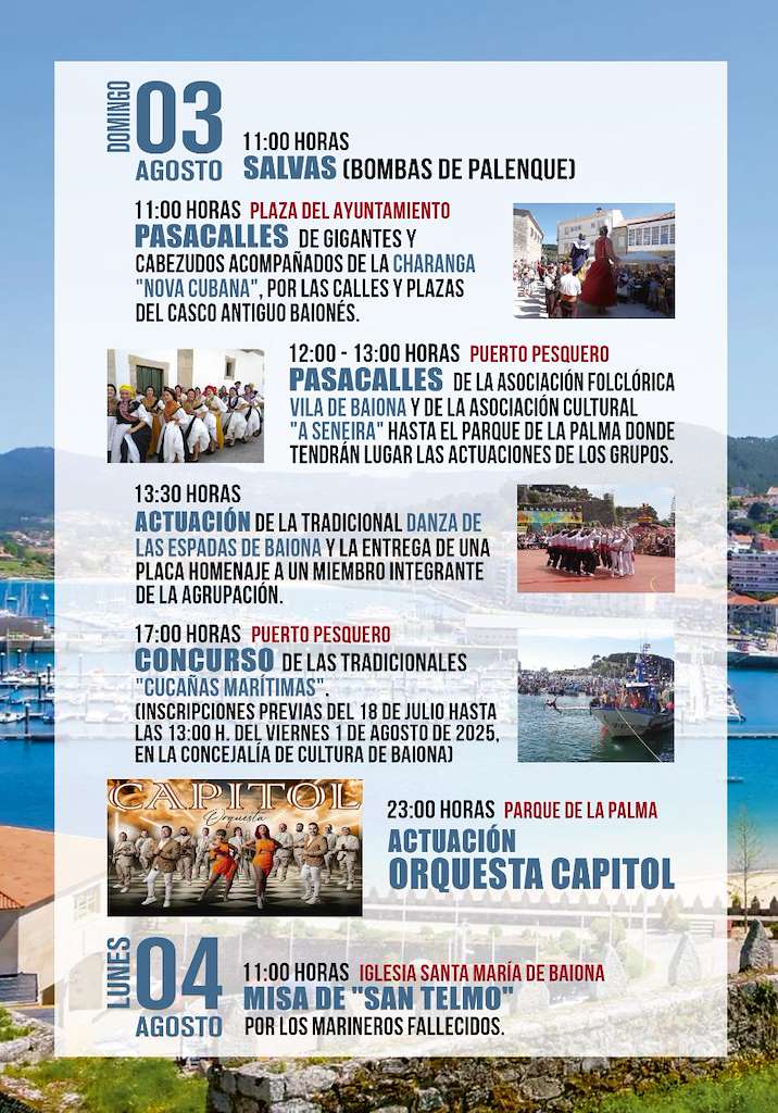 Festa da Anunciada (2025) en Baiona