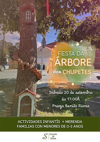 Fechas, información, programa, cartel, imágenes, mapa y ubicación de Festa da Árbore dos Chupetes  en  Silleda