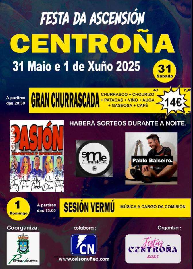 Festa da Ascensión de Centroña  en Pontedeume