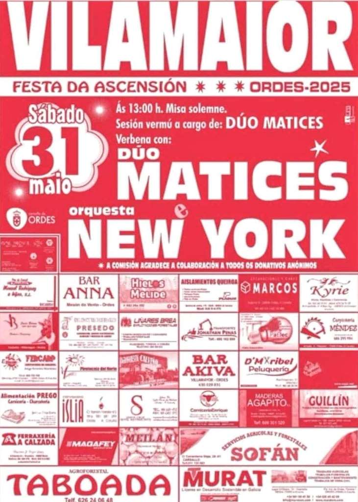 Festa da Ascensión de Vilamaior (2023) en Ordes