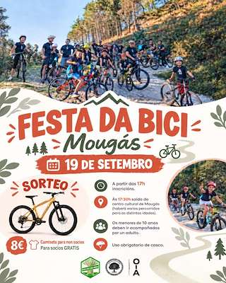 Fechas, información, programa, cartel, imágenes, mapa y ubicación de Festa da Bici de Mougás (2026) en Oia