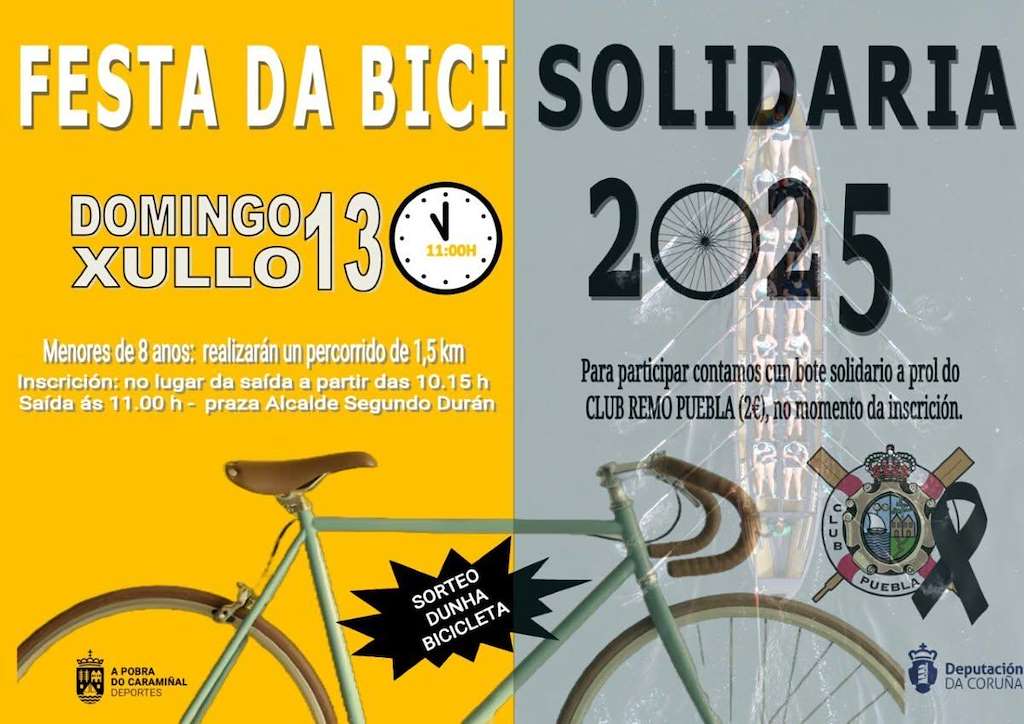 Festa da Bici Solidaria en A Pobra do Caramiñal