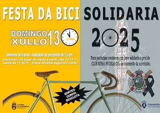 Fechas, información, programa, cartel, imágenes, mapa y ubicación de Festa da Bici Solidaria  en  A Pobra do Caramiñal