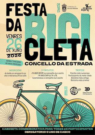 Fechas, información, programa, cartel, imágenes, mapa y ubicación de Festa da Bicicleta  (2026) en A Estrada