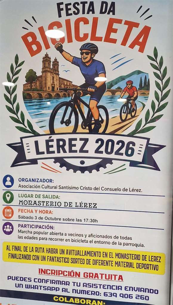 Festa da Bicicleta de Lérez (2026) en Pontevedra