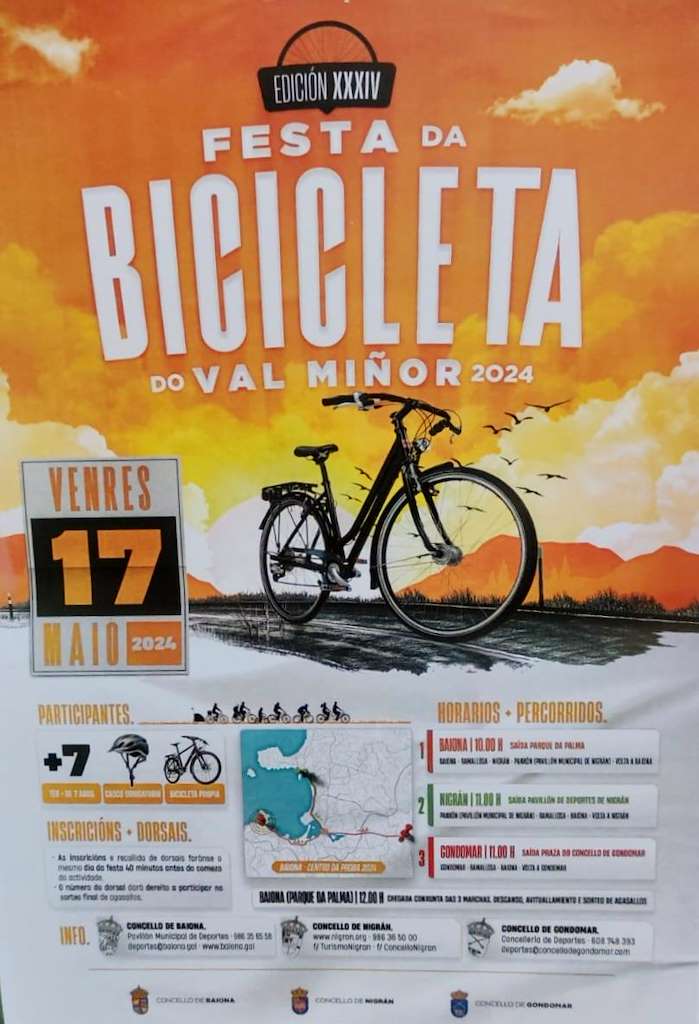XXXIV Festa da Bicicleta do Val Miñor (2024) en Gondomar