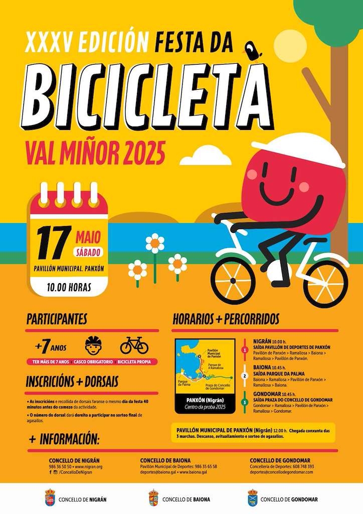 XXXV Festa da Bicicleta do Val Miñor (2025) en Nigrán