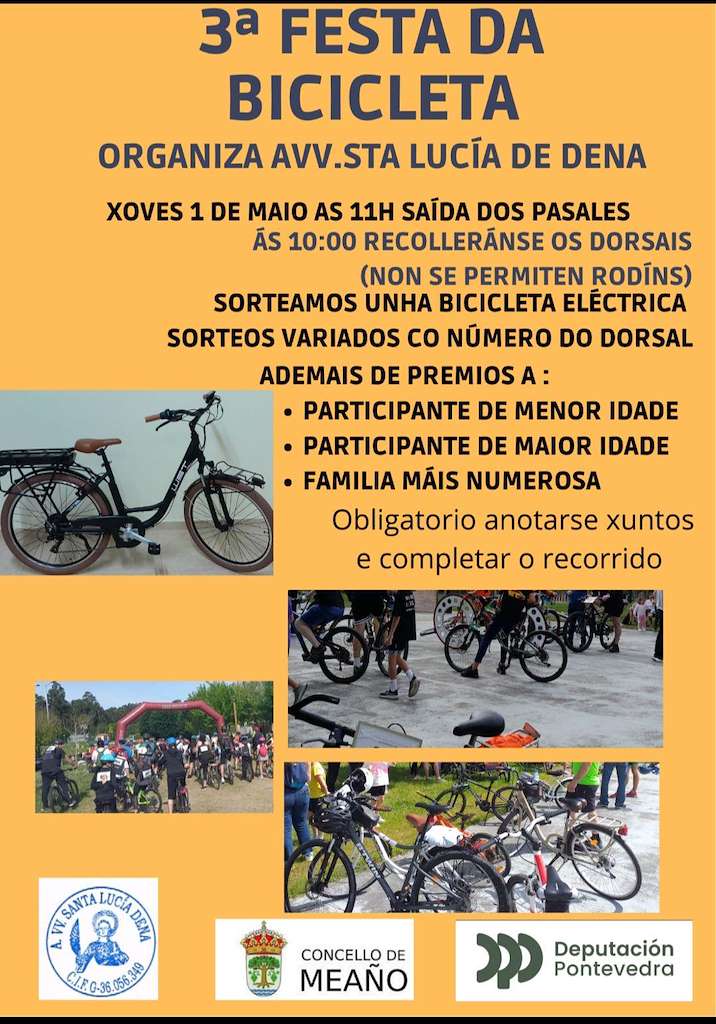 III Festa da Bicicleta (2025) en Meaño