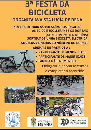 Fechas, información, programa, cartel, imágenes, mapa y ubicación de III Festa da Bicicleta  en  Meaño