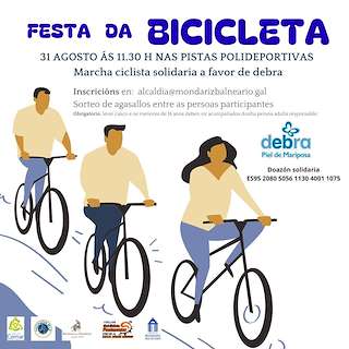 Fechas, información, programa, cartel, imágenes, mapa y ubicación de Festa da Bicicleta  en  Mondariz-Balneario