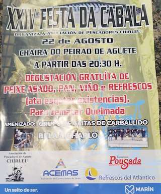 Fechas, información, programa, cartel, imágenes, mapa y ubicación de XXIV Festa da Cabala  en  Marín