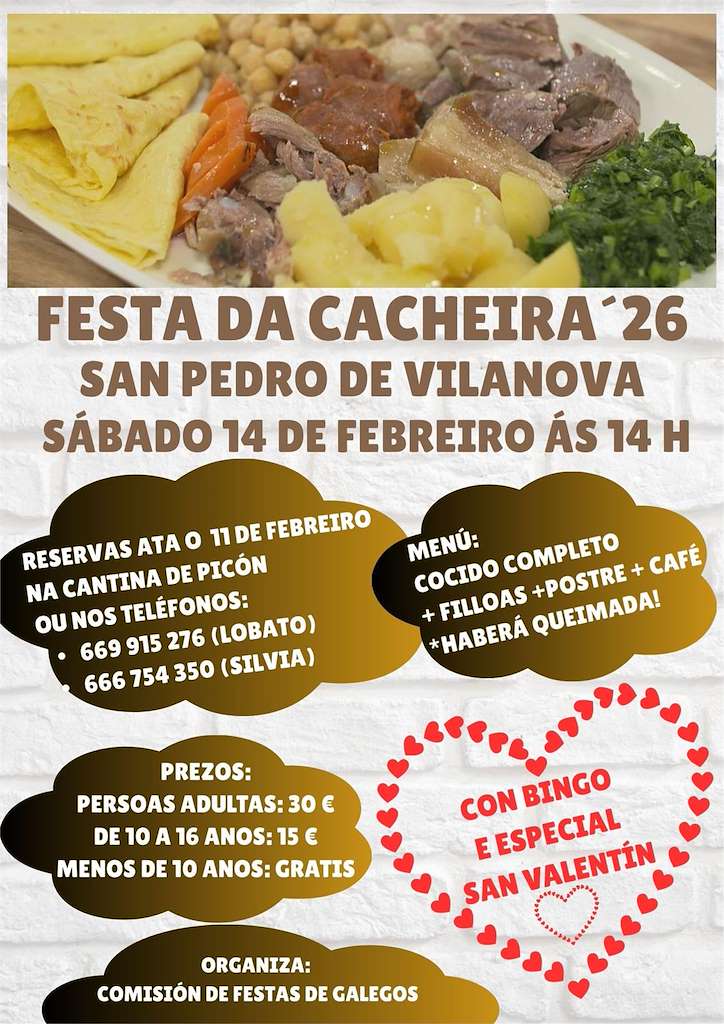 Festa da Cacheira de Vilanova (2026) en Vedra