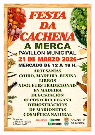 Fechas, información, programa, cartel, imágenes, mapa y ubicación de Festa da Cachena (2026)  en  A Merca