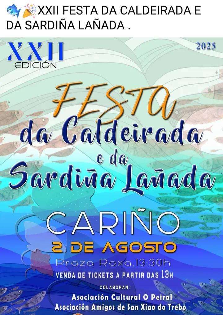 XXII Festa da Caldeirada e da Sardiña Lañada (2025) en Cariño