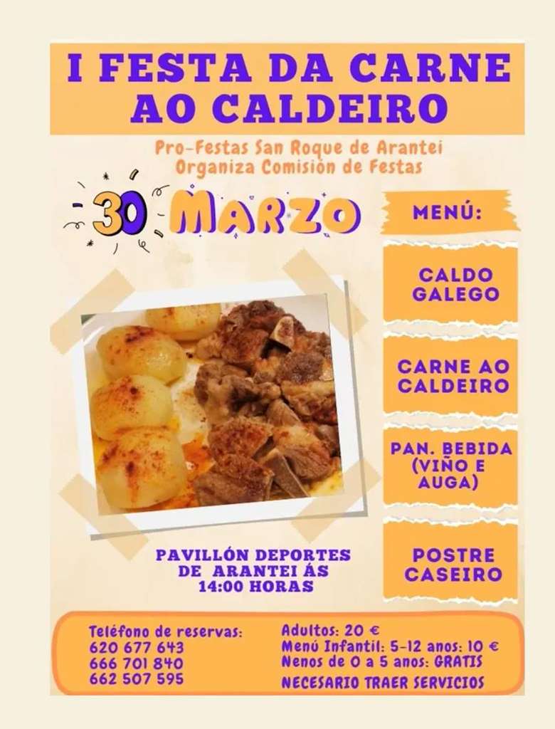 I Festa da Carne ao Caldeiro de Arentei en Salvaterra do Miño