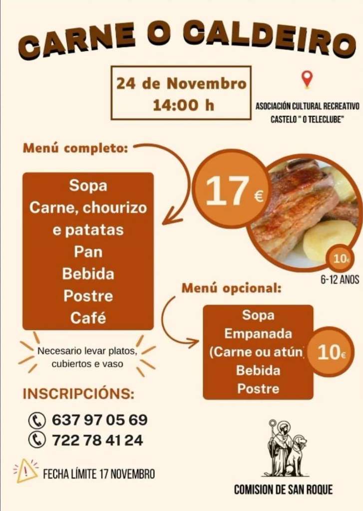 Festa da Carne ó Caldeiro de Pesqueiras en Salvaterra do Miño