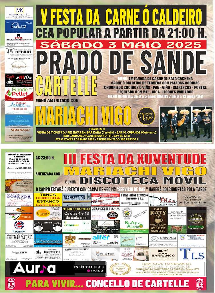V Festa da Carne ó Caldeiro de Prado de Sande en Cartelle