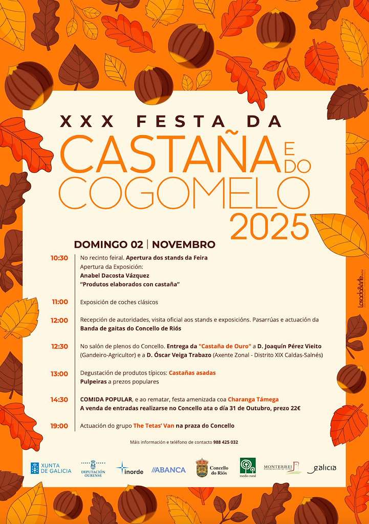 XXX Festa da Castaña e do Cogomelo en O Riós