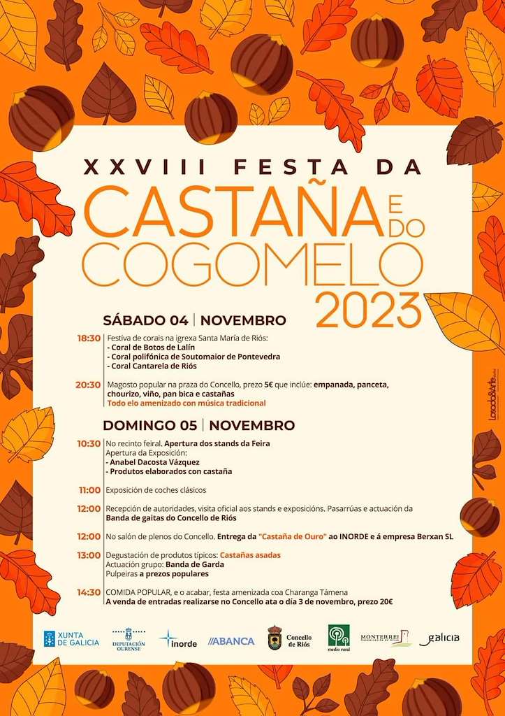 XXVII Festa da Castaña e do Cogomelo (2022) en Riós