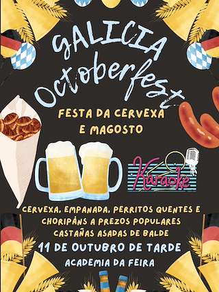 Fechas, información, programa, cartel, imágenes, mapa y ubicación de Festa da Cervexa e Magosto de Arcade (2025)  en  Soutomaior