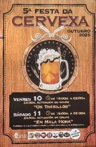 Fechas, información, programa, cartel, imágenes, mapa y ubicación de V Festa da Cervexa (2025)  en  Verín