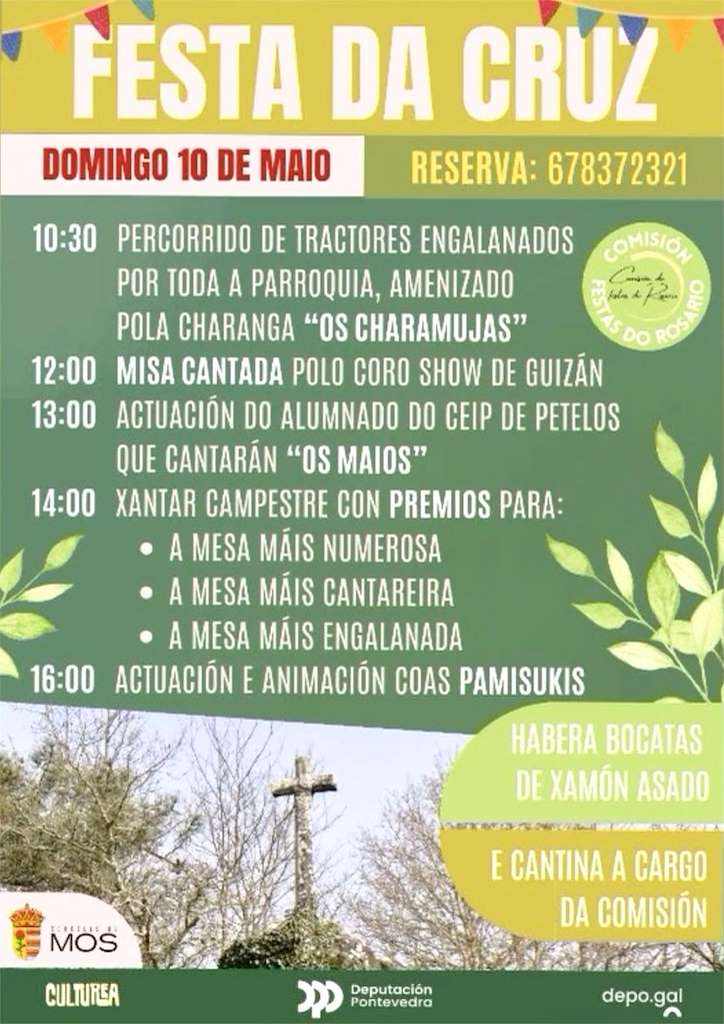 Festa da Cruz de Petelos (2026) en Mos