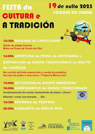 Fechas, información, programa, cartel, imágenes, mapa y ubicación de Festa da Cultura e A Tradición  en  Folgoso do Courel