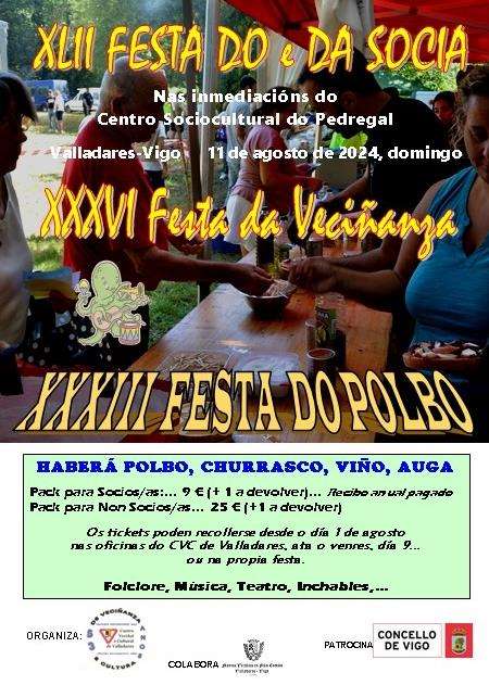 XLII Festa da e do Socio – XXXVI Festa da Veciñanza de Valladares en Vigo
