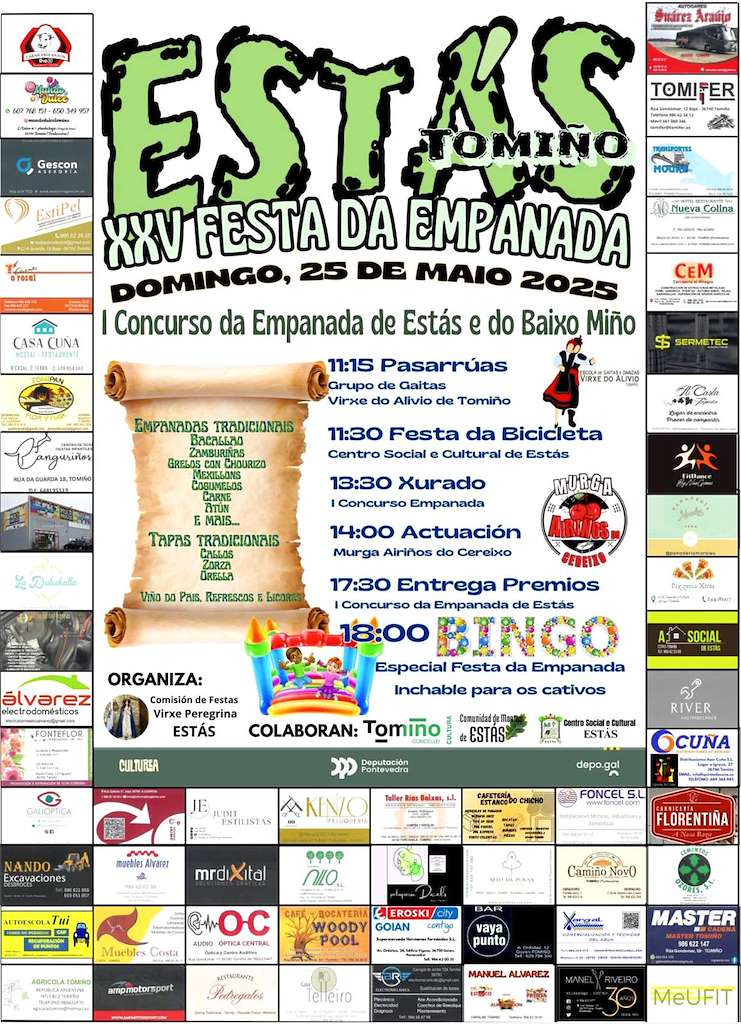 XXV Festa da Empanada de Estás (2025) en Tomiño