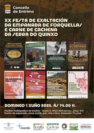 Fechas, información, programa, cartel, imágenes, mapa y ubicación de XX Festa da Empanada de Forquellas e Carne de Cachena da Serra do Quinxo  en  Entrimo