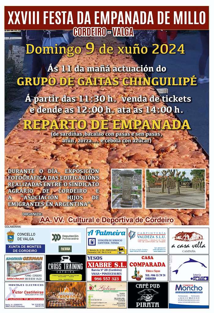 XXVIII Festa da Empanada de Millo de Cordeiro en Valga