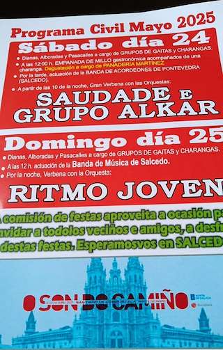 Fechas, información, programa, cartel, imágenes, mapa y ubicación de Festa da Empanada de Millo de Salcedo  en  Pontevedra