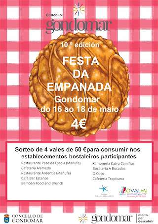 Fechas, información, programa, cartel, imágenes, mapa y ubicación de X Festa da Empanada  en  Gondomar