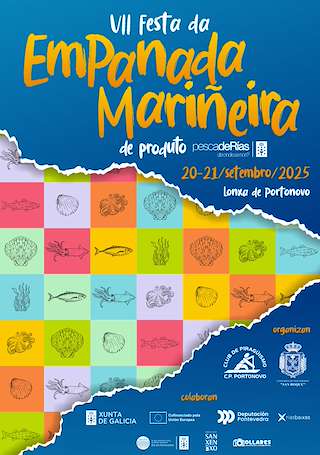 Fechas, información, programa, cartel, imágenes, mapa y ubicación de VII Festa da Empanada Mariñeira de Portonovo  en  Sanxenxo