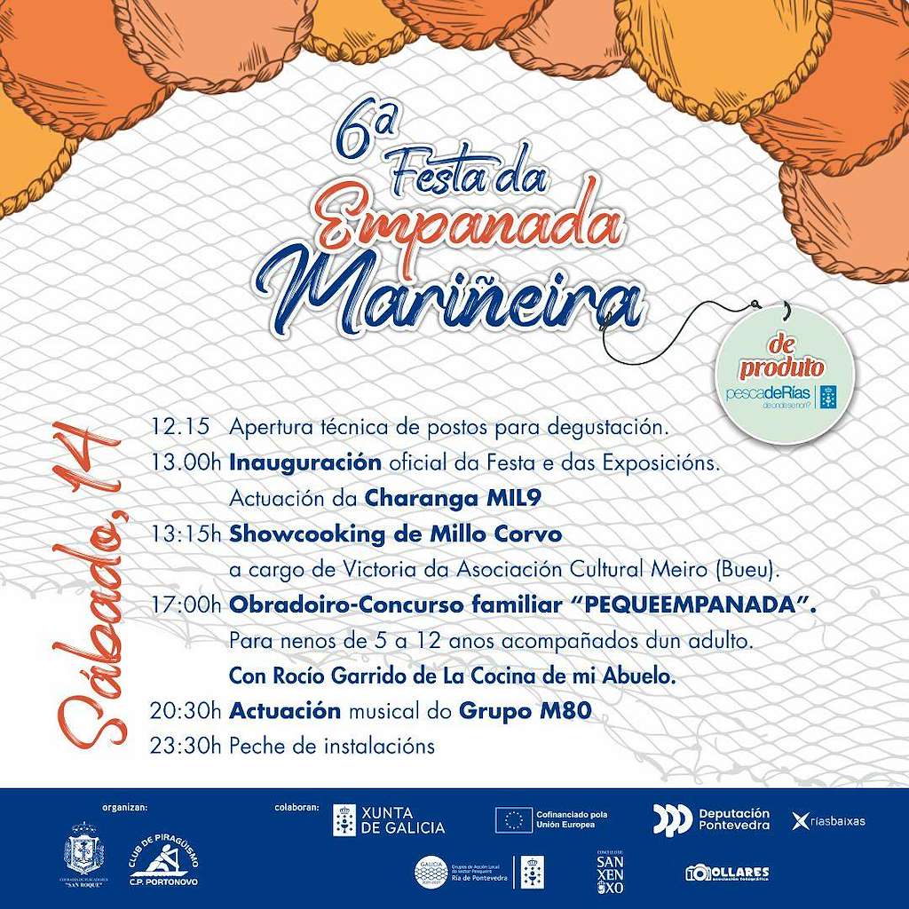 VI Festa da Empanada Mariñeira de Portonovo en Sanxenxo