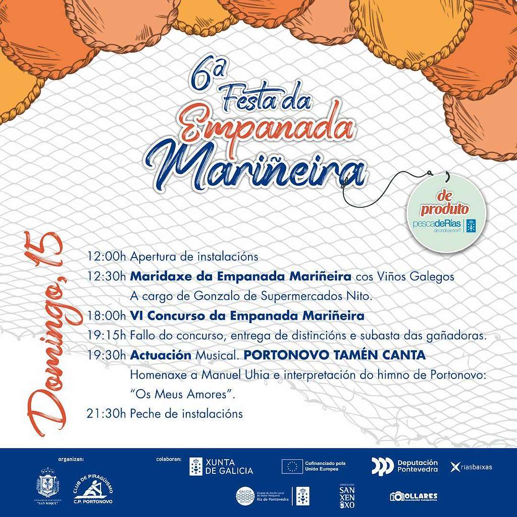 VI Festa da Empanada Mariñeira de Portonovo en Sanxenxo