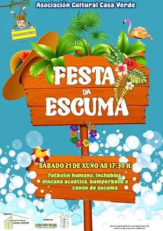 Fechas, información, programa, cartel, imágenes, mapa y ubicación de Festa da Escuma da Casa Verde  en  Pontevedra