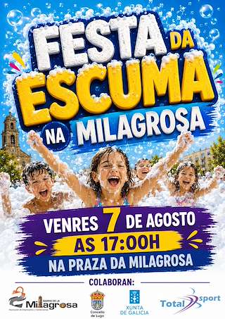 Fechas, información, programa, cartel, imágenes, mapa y ubicación de Festa da Escuma da Milagrosa (2026)  en  Lugo