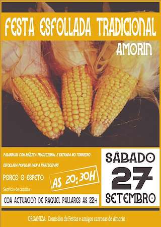 Fechas, información, programa, cartel, imágenes, mapa y ubicación de Festa da Esfollada Tradicional de Amorín (2025)  en  Tomiño