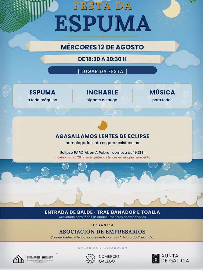 Festa da Espuma en A Pobra do Caramiñal