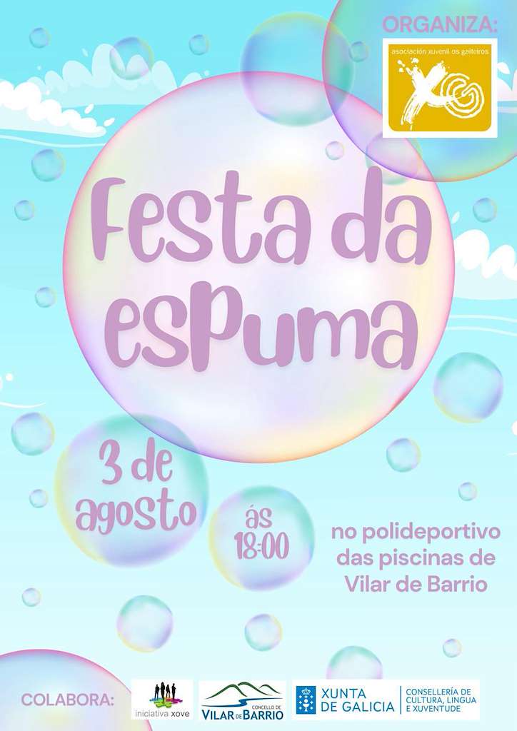 Festa da Espuma en Vilar de Barrio