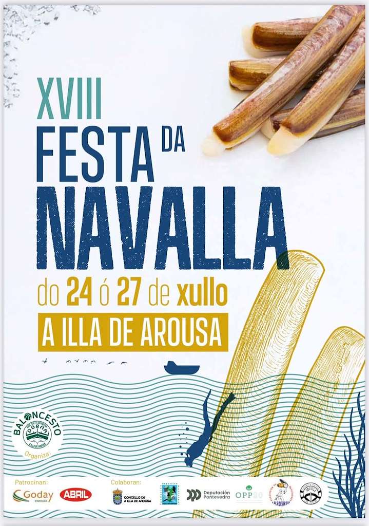 XVIII Festa da Exaltación da Navalla (2025) en Illa de Arousa
