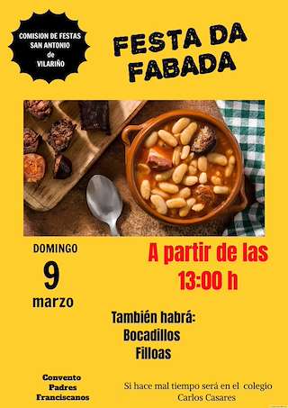 Fechas, información, programa, cartel, imágenes, mapa y ubicación de Festa da Fabada de Vilariño  en  Nigrán